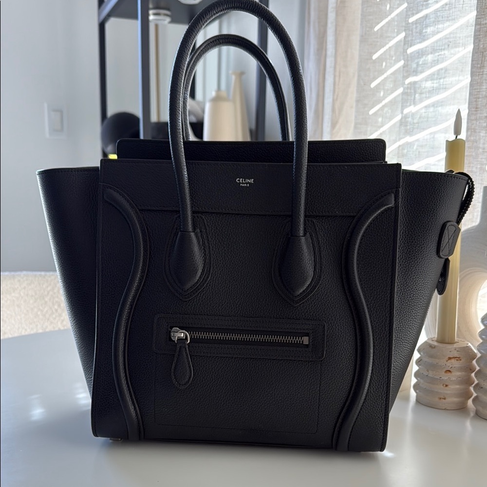 Celine Black Tote Bag with Sleek Design